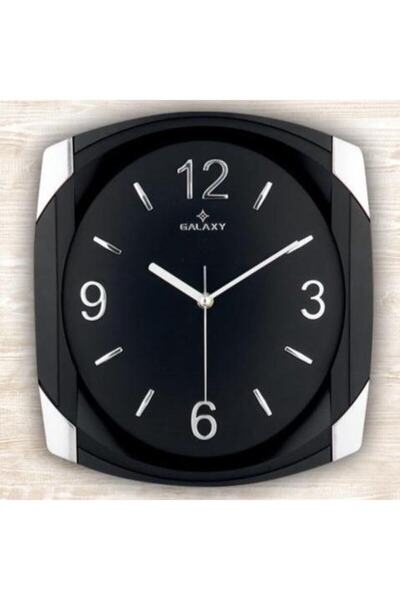 DEKORANLA Μοντέρνο ρολόι τοίχου Black Galaxy, κομψό και εξαίσιο σχέδιο