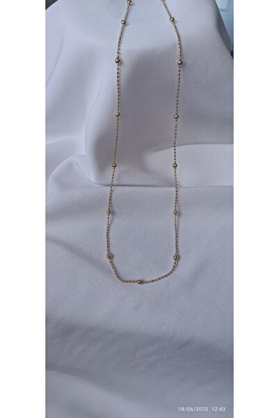 ARİ TAKI قلادة ميني دوريكالي بوتوك من الفولاذ باللون الذهبي