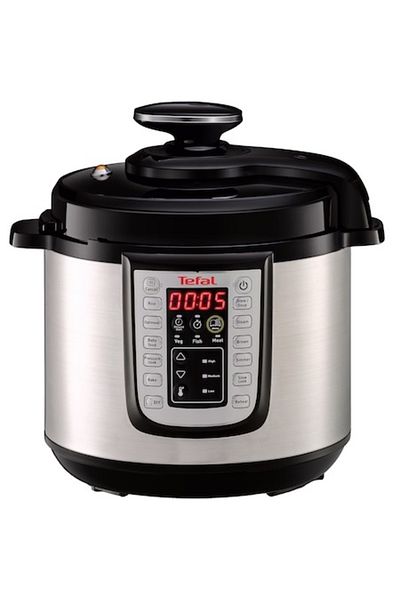 TEFAL Cy505e30 One Pot – Oală Electrică Sub Presiune, 6l, 1200w, 25 Programe Automate