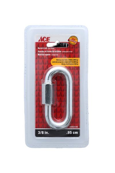 ACE Quick Link Chain Connector Silver 3/8inch