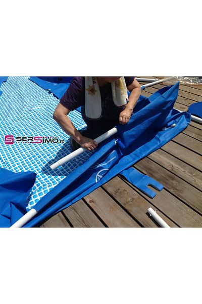 Intex Piscina Cadru Metalic , 300x200x75 Cm, 3.500 Litri