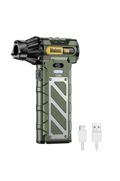 SIKS Suflantă de aer comprimat portabilă profesională, 110000 rpm, baterie de 8000 mAh, încărcare prin USB