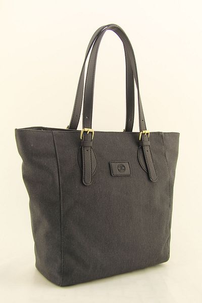 HNB Women's Black Waterproof Canvas Shoulder Bag