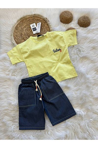 Ecenin Favorileri Sailor Shorts Suit