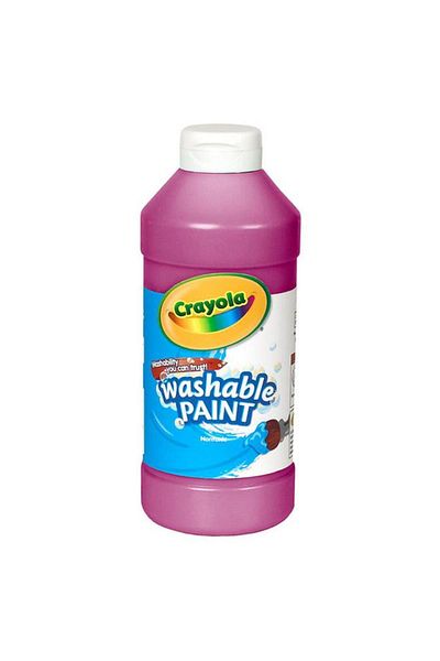 Generic Crayola Easy Squeeze Non-Toxic Highly Pigmented Washable Paint Bottle Magenta 16oz CRA5420167069
