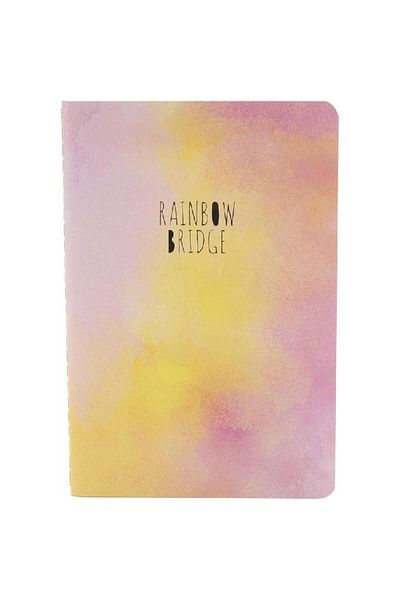 Roco Rainbow Heaven Notebook A5 - 60 Sheets (120 Pages) Lined - Heaven Pink (Rainbow Bridge)