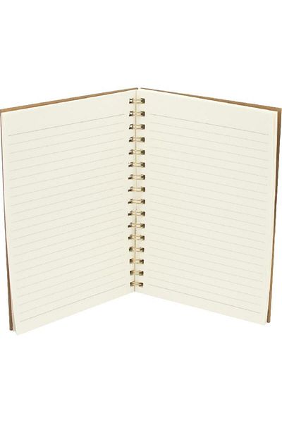 Roco Marble Lined Notebook A5 - 96 Sheets (192 Pages) Light Grey