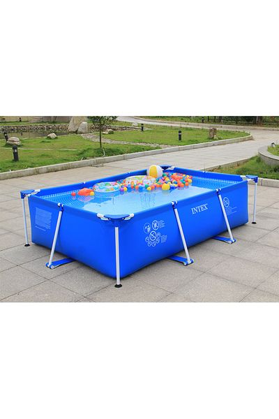 Intex Piscina Cadru Metalic , 220x150x60 Cm, 1.600 Litri