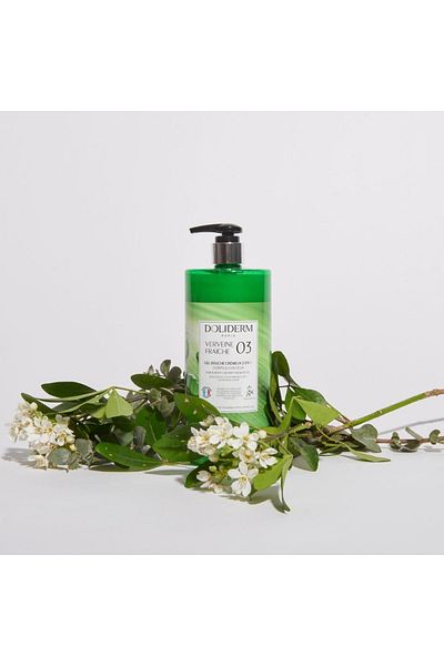 Doliderm Fresh Verbena 2 in 1 shower gel & creamy shampoo with verbena extract, Doliderm, 1 L