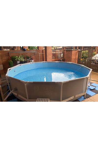 Intex Prism Frame Metal Frame Pool 26702np, 305x76 Cm, 4,500 Liters, With Filter Pump