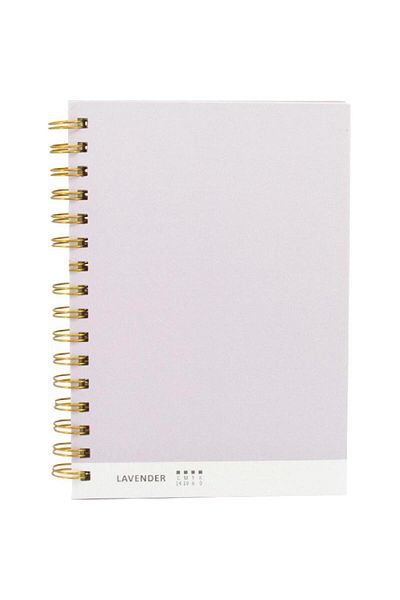 Roco Lined Notebook A5 - 100 Sheets Lavender