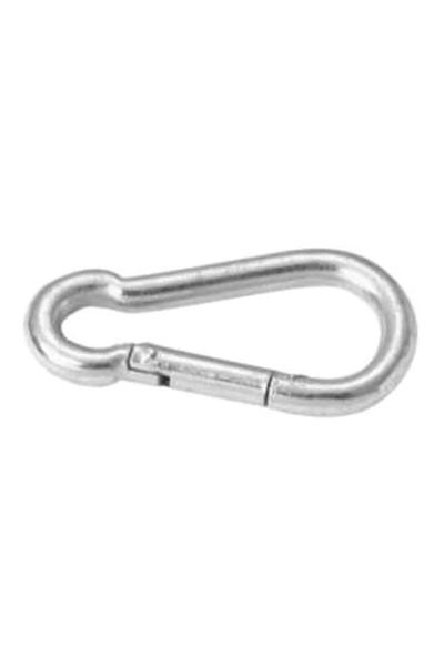 Generic Campbell Quick Release Compact Size Corrosion Resistant Zinc Spring Snap Silver 1/4 x 2inch T7645006