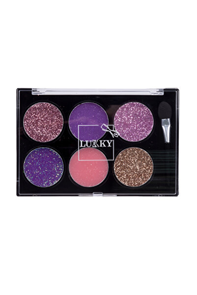 Lukky كريم ظلال العيون مع بريق (6 جرام)