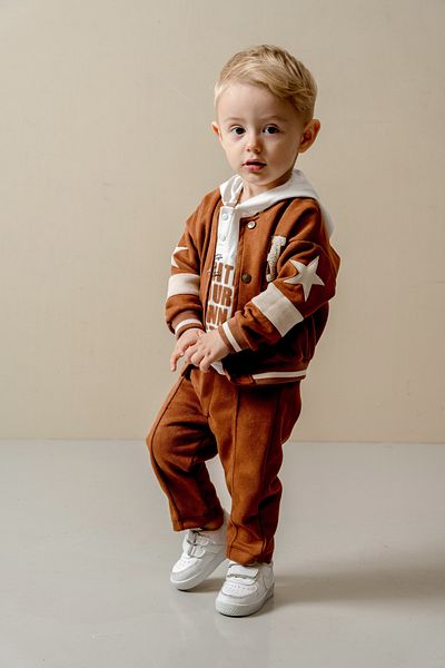 JNF kids Baby Boy & Child Star Printed Triple College Set