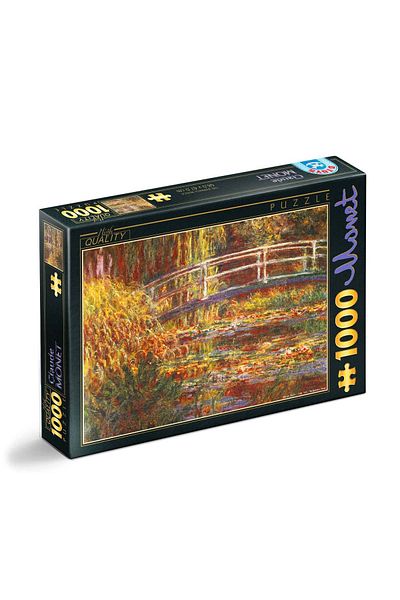 D-Toys Adult 1000 pieces puzzle Claude Monet - The Japanese Bridge