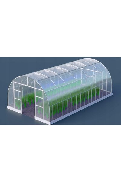 SERSIMO Laminated waterproof polyethylene tarpaulin, 3x4 m, 100 g/sqm, transparent