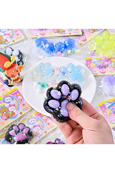 alpmodel Kedi Patisi-taba Sukuşi - Squishy Pati- Pati - Oyuncak 7 Cm