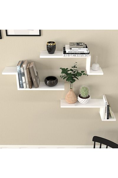 UnicUtil Wall Shelf, UnicUtil, 58 x 15 x 58 cm, White