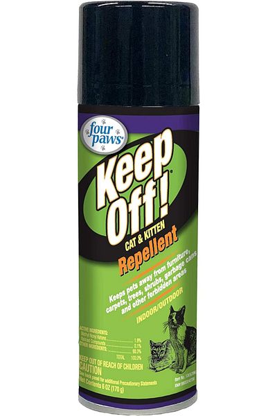 Four Paws Keep Off! I/O Repellent for Cats & Kittens, Aerosol 6 oz.