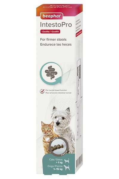 Beaphar IntestoPro Anti Diarrhea Paste Syringe Small Dog & Cat 20ml