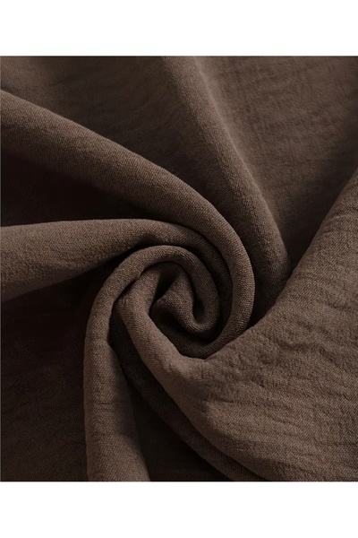 ayrobin Kumaş Geniş Paça Beli Lastikli Kadın Pantolon