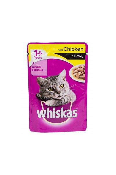 Whiskas Whiskas Chicken Gravy wet food 80g (Pack of 12 x 80g)