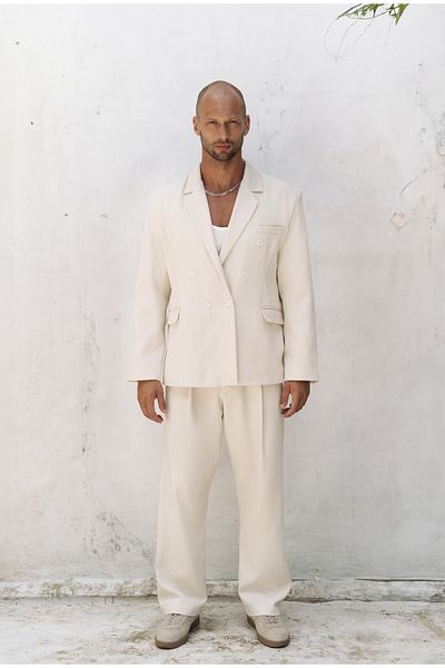BOHEMAİ Ανδρικό μπουφάν Ayyubay Natural Blazer
