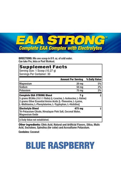 Mhp - Maximum Human Performance EAA Strong Essential Amino Acids BCAA for Intra-Workout/Post Workout
