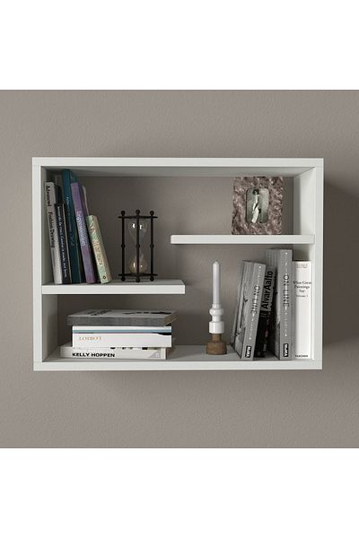 UnicUtil Wall Shelf, UnicUtil, 60 x 20 x 44 cm, White