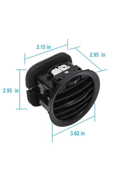 NTY Grila Aer Ventilatie/Aerator, AjieQaQ, Potrivit pentru Opel Corsa D Adam, Vauxhall CORSA D