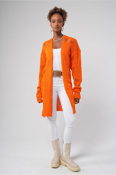 Hopoi Women's Openwork Knitwear Cardigan