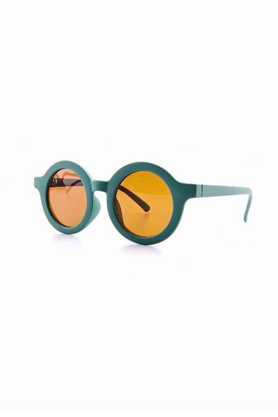 Lexi Bella Kids Sunglasses Green Round Frame Uv 400 Protection Ce Certificated Children Sunglasses