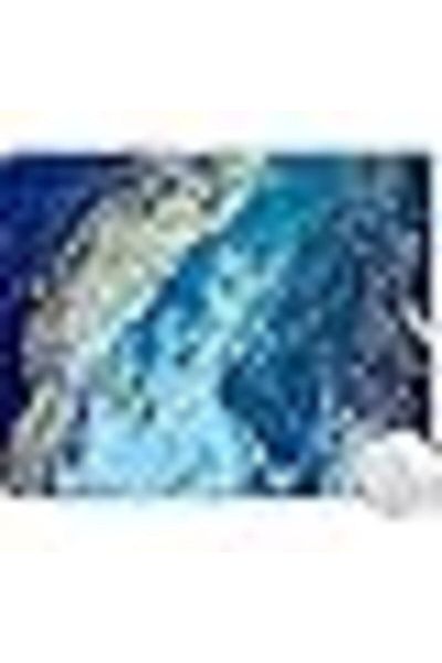 COOYA Mouse Pad,11.8" ×9.8" Durable Water-Resistant with Non-Slip Rubber Base Color Mixed Marble