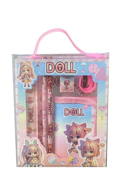 huitich 6 Pcs Doll Stationery Kit