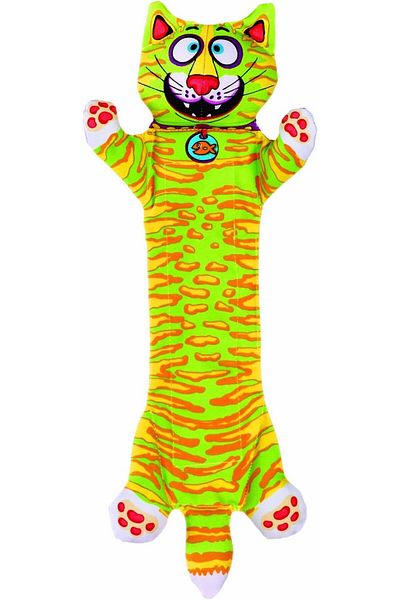 Petmate Fat Cat Classic Incredible Strapping Flip-Flop Yankers Dog Toy