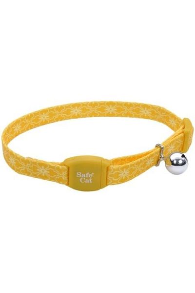 Coastal 3/8" Safe Cat Break Away With Magnetic Buckle Collar GldFlwBq