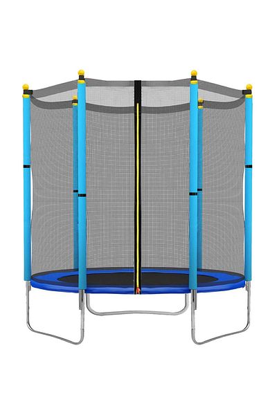 SERSIMO Trambulina Blue, cu plasa de protectie exterioara, 140 cm