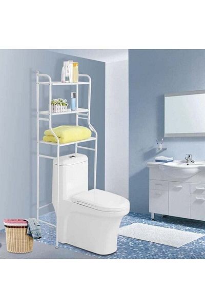 huitich 3 Shelf Storage Organizer Space Saver Bathroom Corner Stand