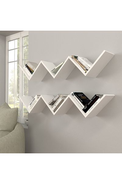 UnicUtil Wall Shelf, UnicUtil, 129 x 22 x 49 cm, White
