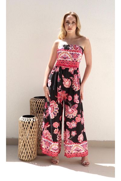 Alorabella Violet Floral Jumpsuit