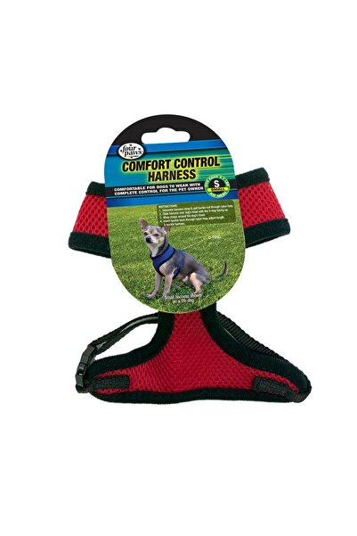 Four Paws حزام التحكم في الراحة أثناء المشي، أحمر صغير