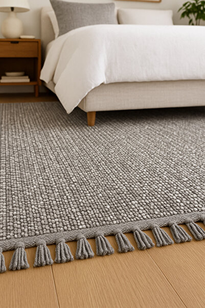 Has 1950 Sareno 1106 Antrasit - Salon, Koridor (Yolluk), Mutfak, Antre, Yatak ve Oturma Odası Halısı