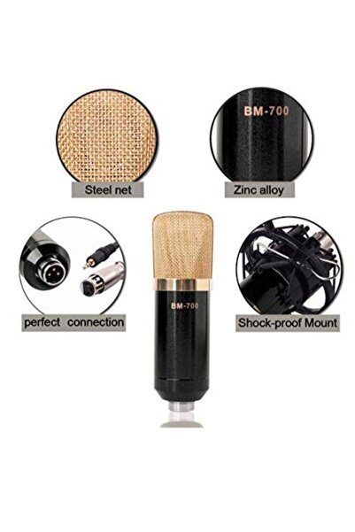 COOYA Studio - Grade Condenser Mic with Boom Arm Setup