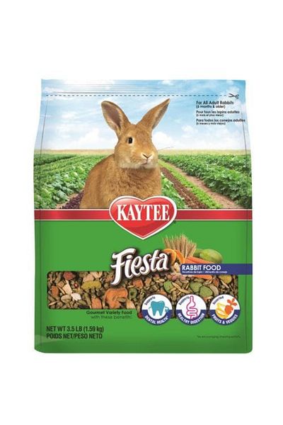 kaytee Kt Fiesta Rabbit 6/3.5Lb Rabbit Food 1.6Kg