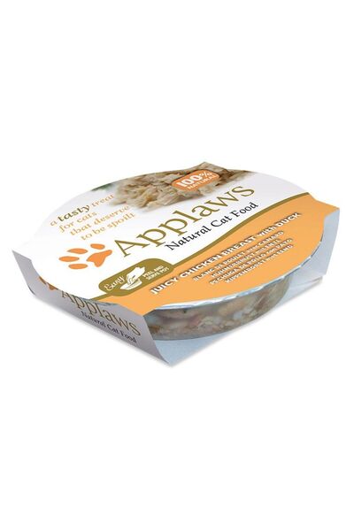 Applaws Cat Chicken With Duck Pot 60g .