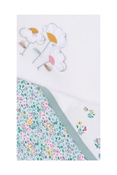 MAYORAL Baby Girl Blanket - White Floral