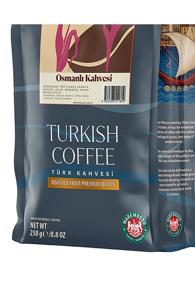 Mare Mosso Caffe ê Vendite Ottoman Milk Dibek Coffee 250 Gr.