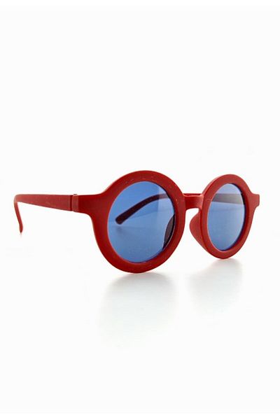 Lexi Bella Kids Sunglasses Red Round Frame Uv 400 Protection Ce Certificated Children Sunglasses