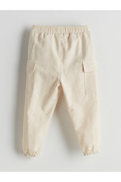 LC Waikiki Keten Karışımlı Erkek Bebek Kargo Pantolon