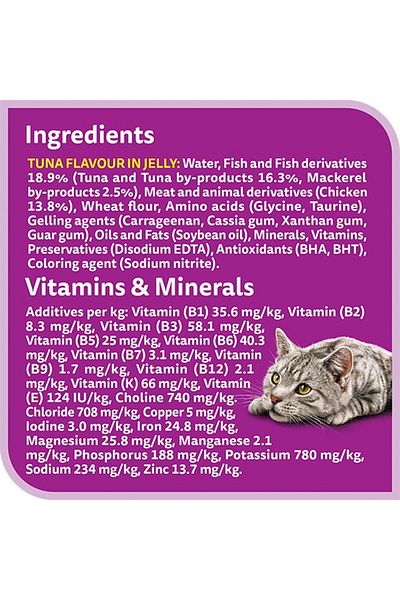 Whiskas Fishy Selection in Jelly Multipack Cat Food Pouches - 12 x 80 g